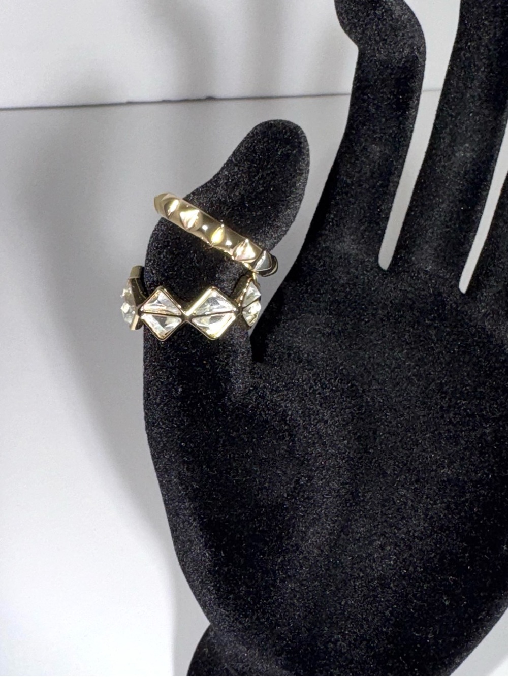 ALLSAINTS Elora Mixed Ring Set